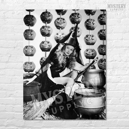 I Married a Witch 1942 Vintage Horror Movie Veronica Lake Black and White Photo reproduction from Mystery Supply Co. @mysterysupplyco