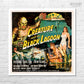 Creature from the Black Lagoon 1954 vintage horror monster gill man movie poster reproduction from Mystery Supply Co. @mysterysupplyco