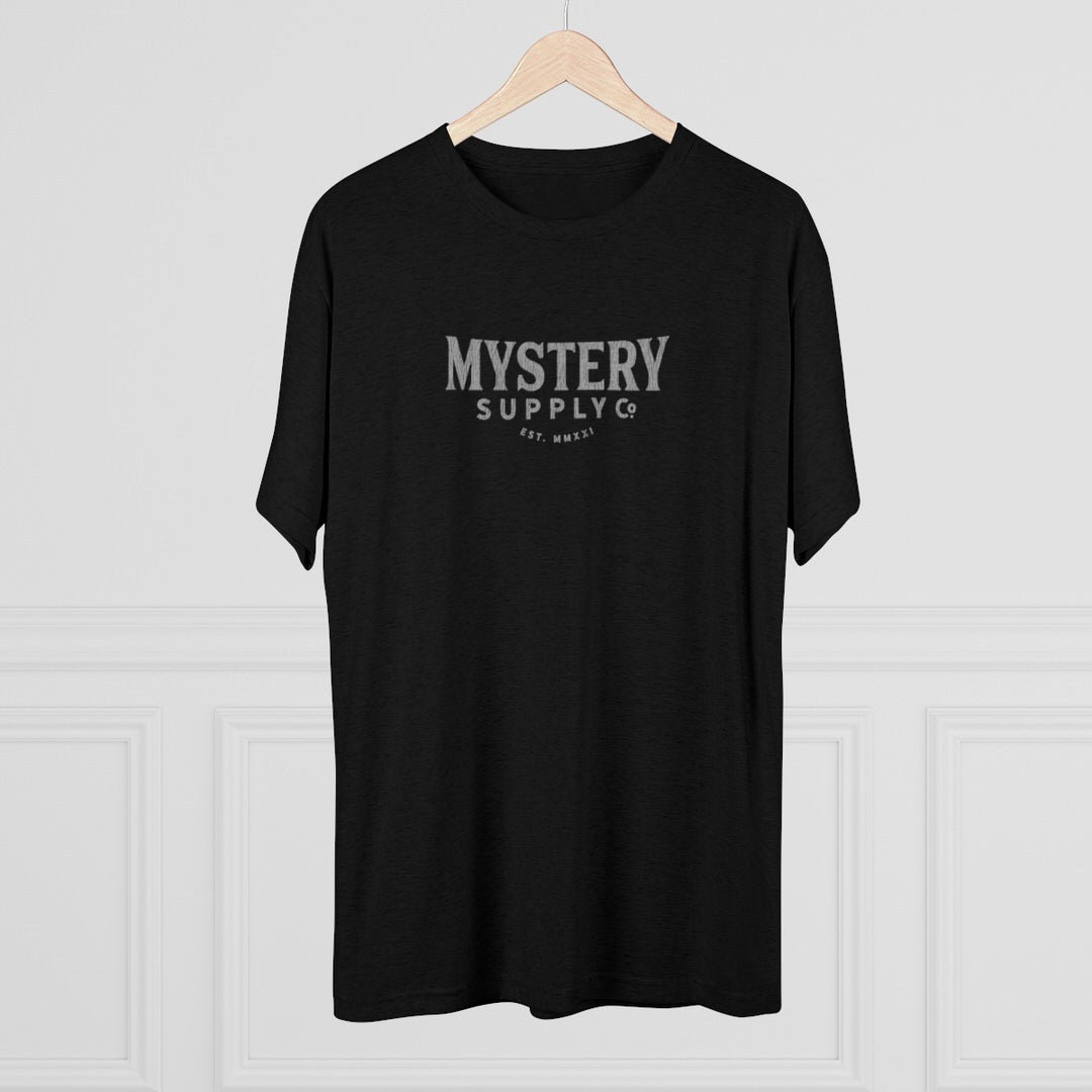 Mystery Supply Co. Classic Text Logo T-Shirt - on hanger