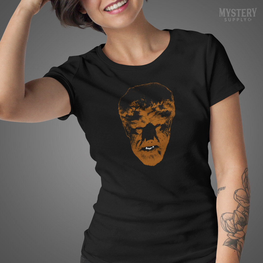 Wolf Man Horror Universal Monster werewolf Mens Womens Unisex T-Shirt from Mystery Supply Co. @mysterysupplyco