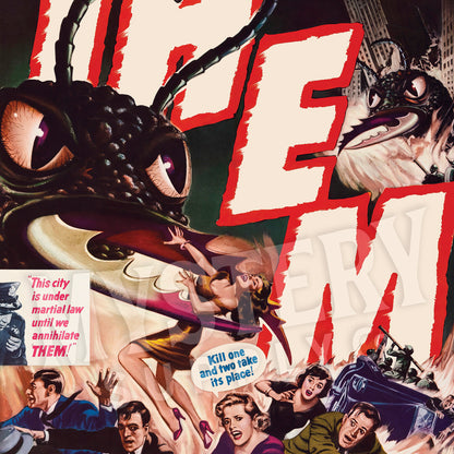 Them 1954 vintage science fiction horror monster ants movie poster reproduction from Mystery Supply Co. @mysterysupplyco