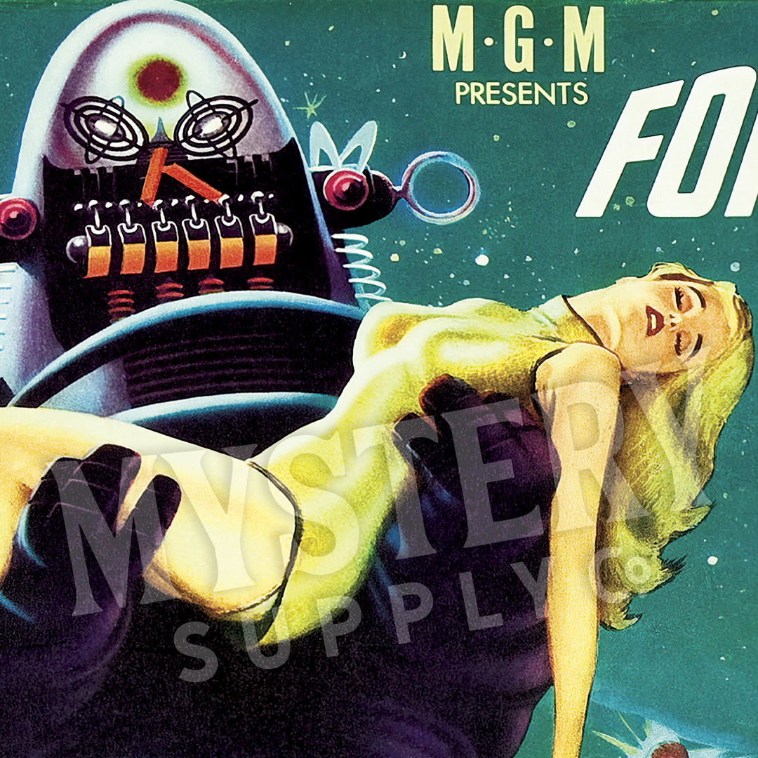 Forbidden Planet in CinemaScope retro classic movie poster detailing flying saucer Art Print by Vintage Collectables - Fine Art America Forbidden Planet in CinemaScope retro classic movie poster detailing flying saucer Art Print by Vintage Collectables - Fine Art America
