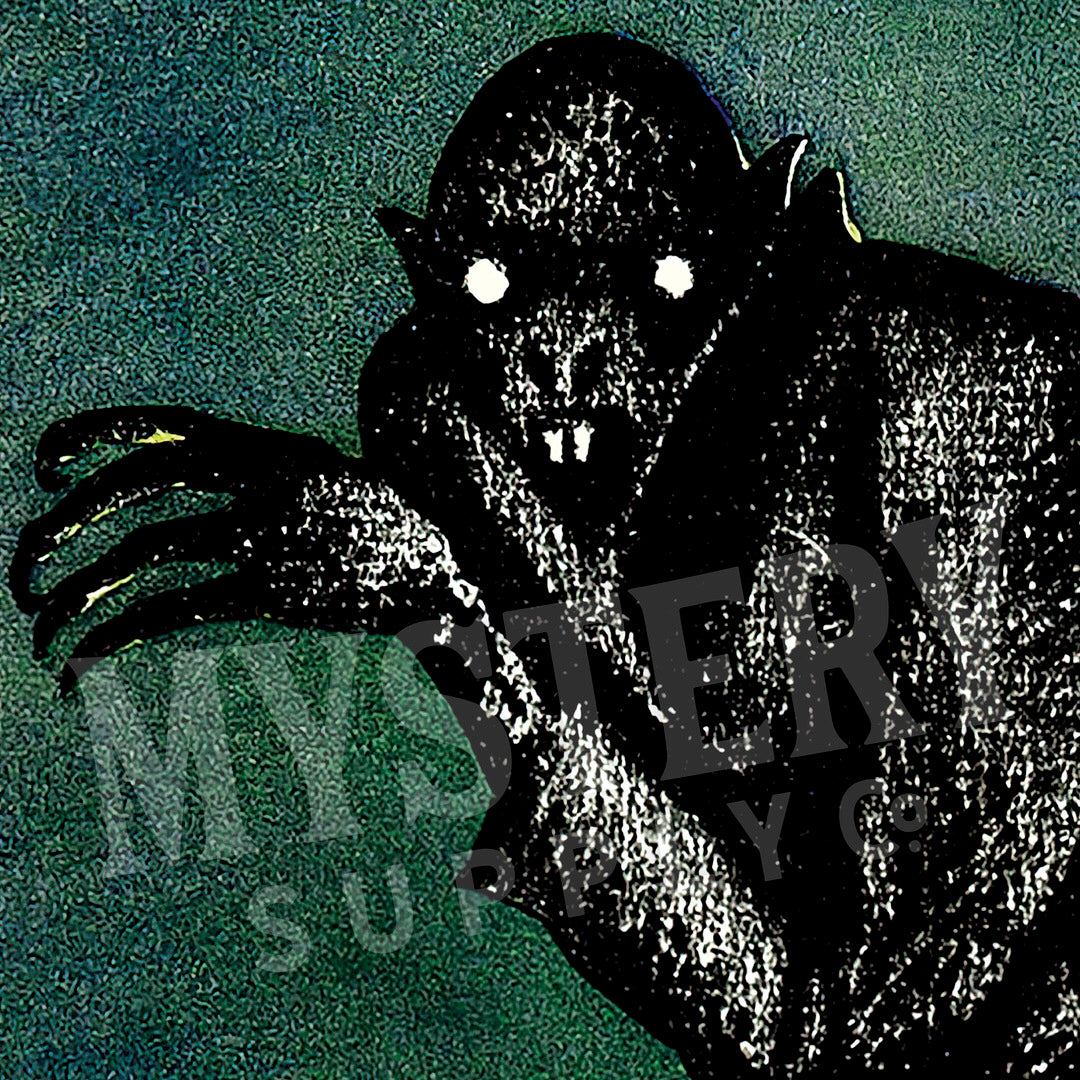 Nosferatu 1921 vintage horror monster vampire poster reproduction from Mystery Supply Co. @mysterysupplyco