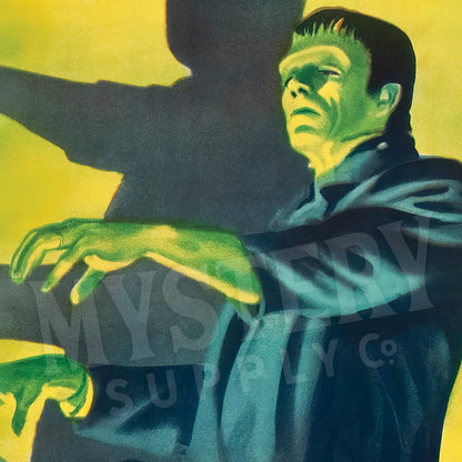 House of Frankenstein 1944 vintage horror vampire Dracula Wolf Man Mad Doctor Hunchback Universal monster movie poster reproduction from Mystery Supply Co. @mysterysupplyco