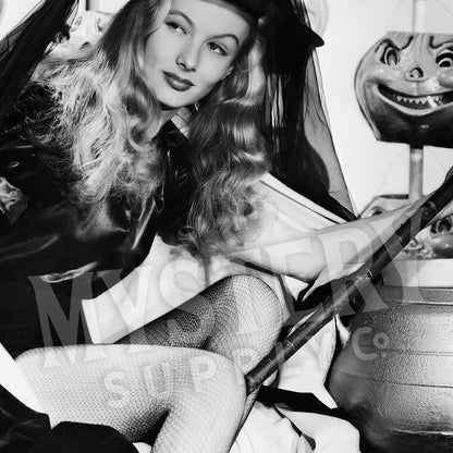 I Married a Witch 1942 Vintage Horror Movie Veronica Lake Black and White Photo reproduction from Mystery Supply Co. @mysterysupplyco