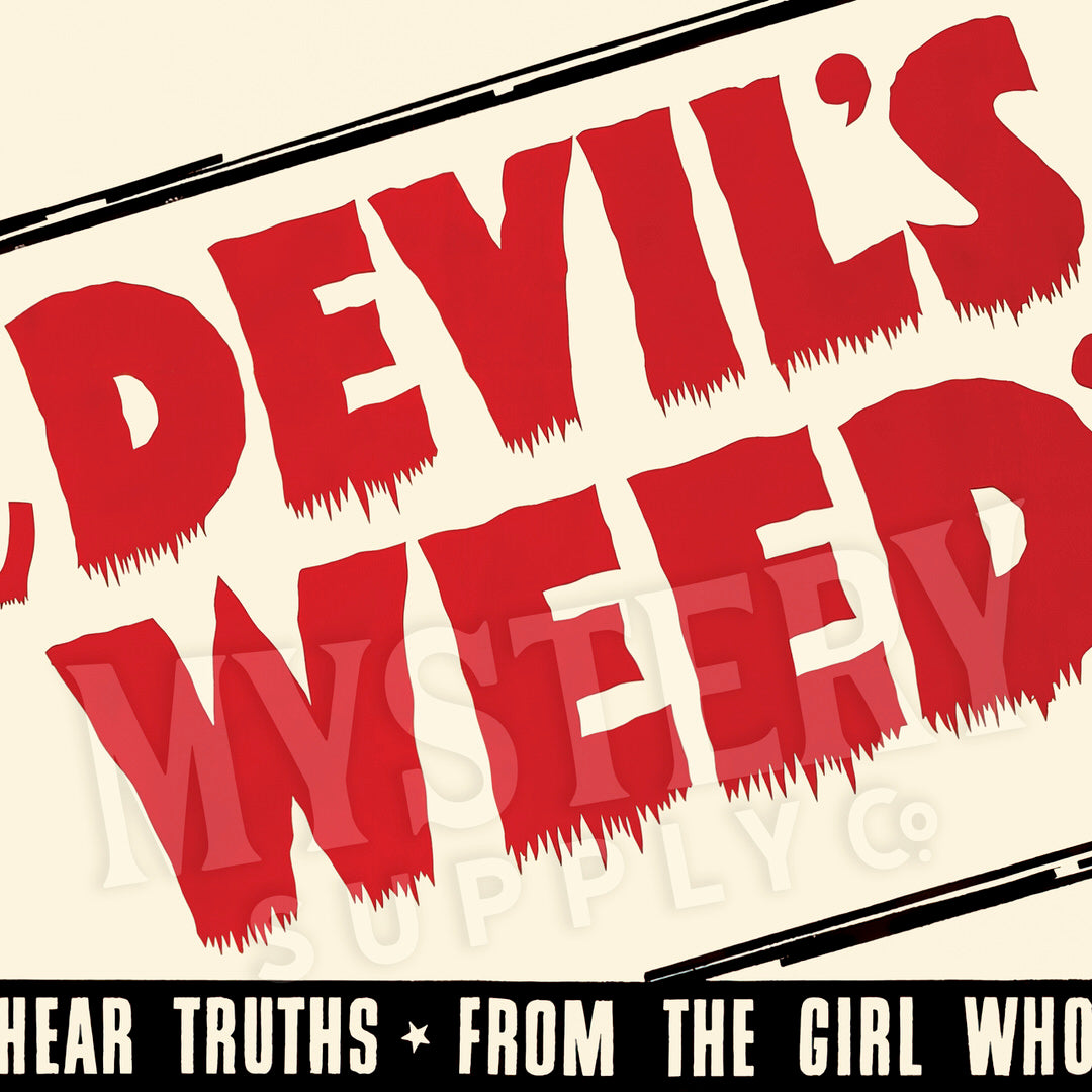 VINTAGE DEVILS HARVEST Reefer Madness Film Poster Cannabis VINTAGE DEVILS HARVEST Reefer Madness Film Poster Cannabis