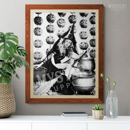 I Married a Witch 1942 Vintage Horror Movie Veronica Lake Black and White Photo reproduction from Mystery Supply Co. @mysterysupplyco