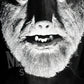 The Wolf Man 1941 Vintage Horror Movie Monster Lon Chaney Jr. Werewolf dramatic Black and White Photo reproduction from Mystery Supply Co. @mysterysupplyco