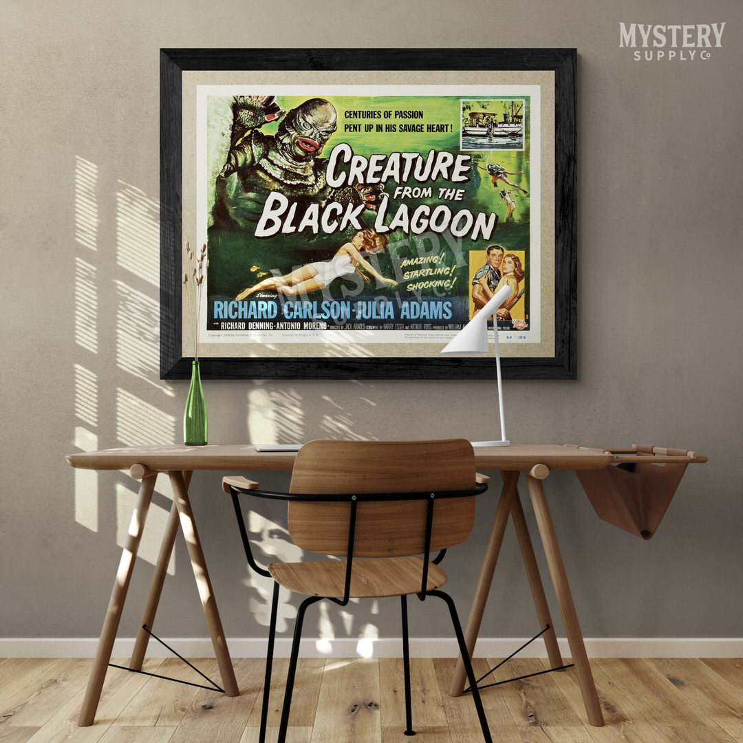 Creature Black good Lagoon Movie Poster Lobby