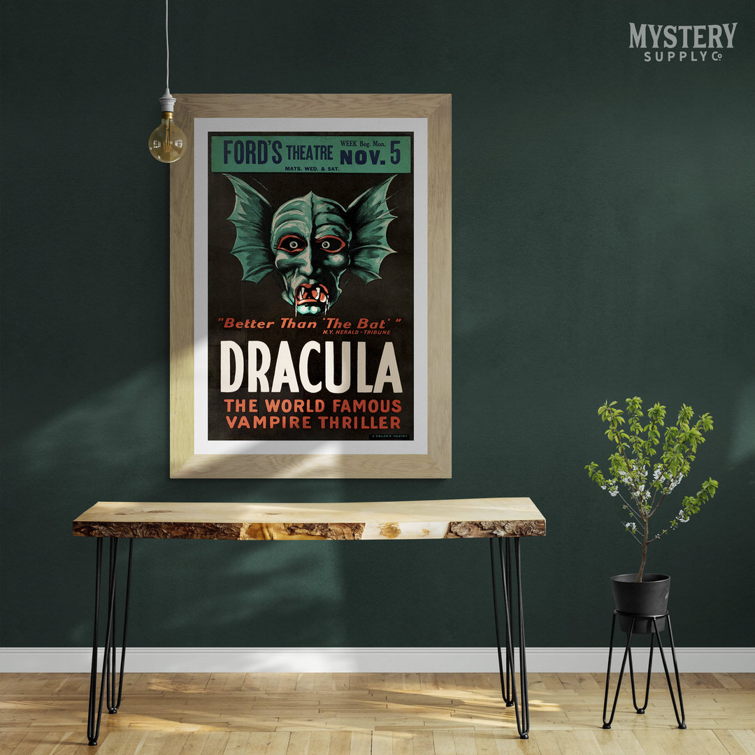 Dracula (Vintage Cinema / Retro Movie Theatre Poster / Horror & Sci-Fi)